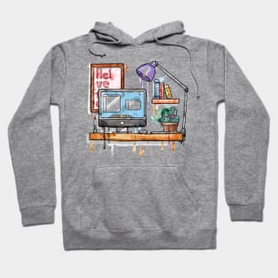 Web Design Paint Hoodie